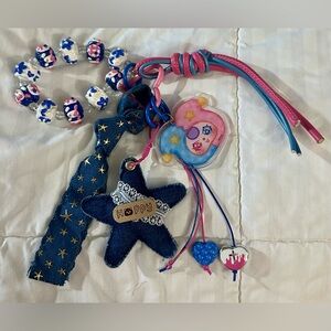 Baby Three Love Chain Time Keychain